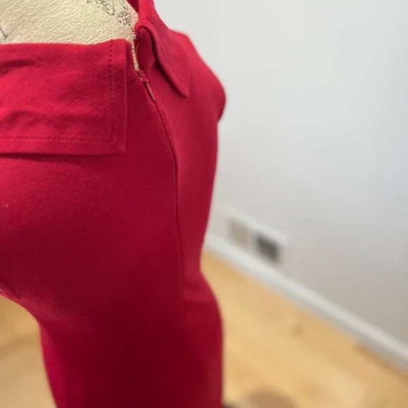 St.Johns red dress in very good condition. - Picture 6 of 7